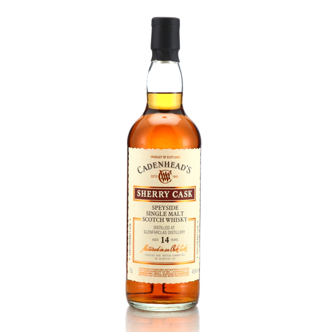 Glenfarclas 2008 Cadenhead's 14 Year Old Sherry Cask