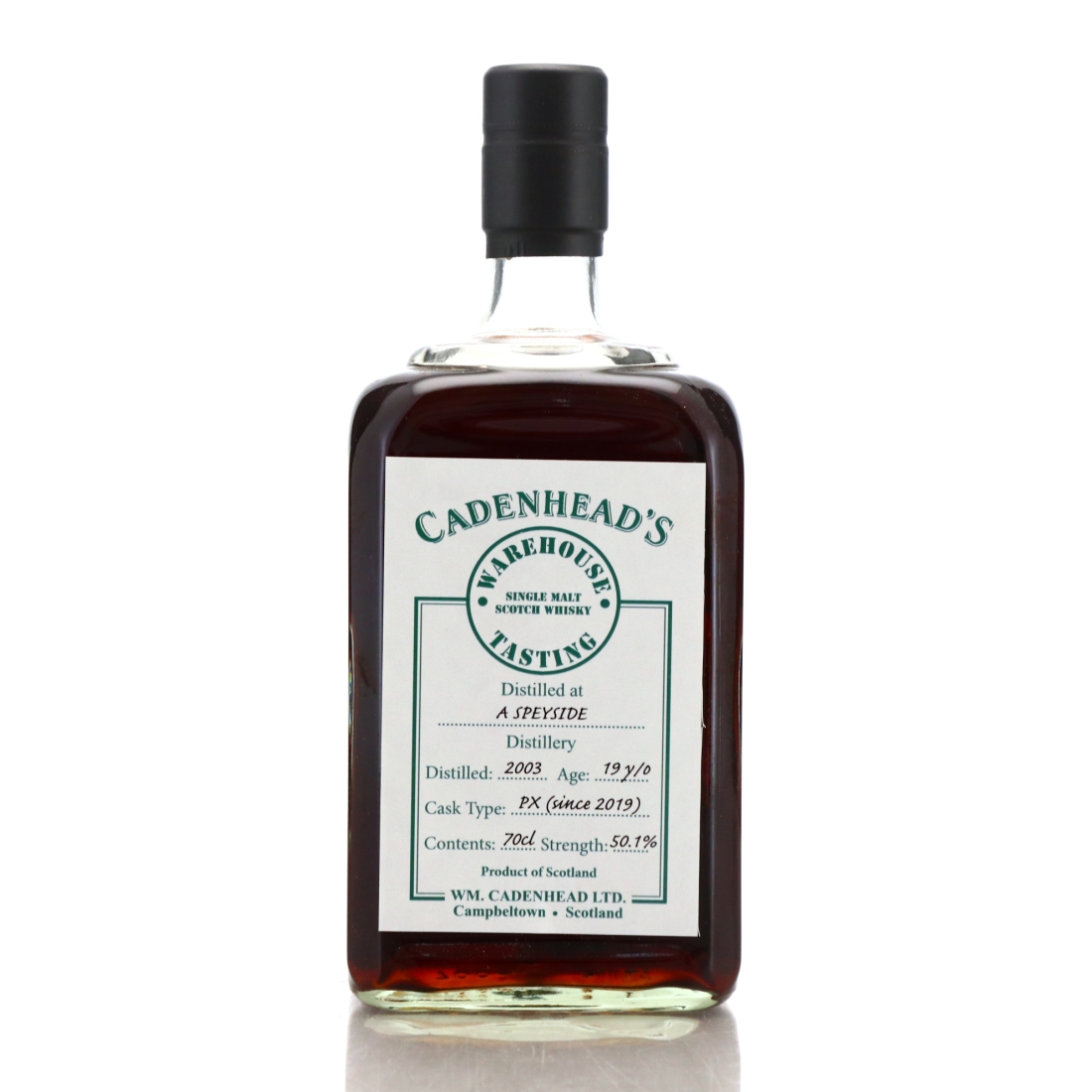 Speyside Single Malt 2003 Cadenhead's 19 Year Old Warehouse Tasting