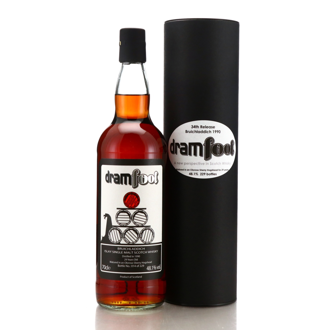 Bruichladdich 1990 Dramfool 29 Year Old