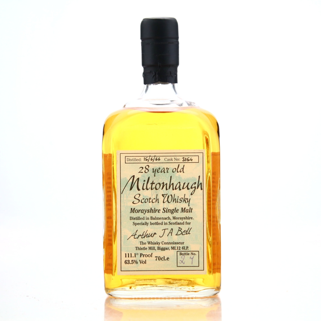 Balmenach 'Miltonhaugh' 1966 Whisky Connoisseur 28 Year Old