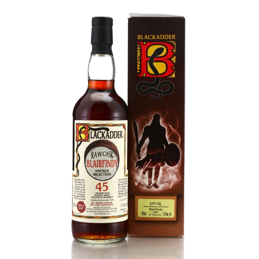 Glenfarclas 'Blairfindy' 1964 Blackadder 45 Year Old Raw Cask