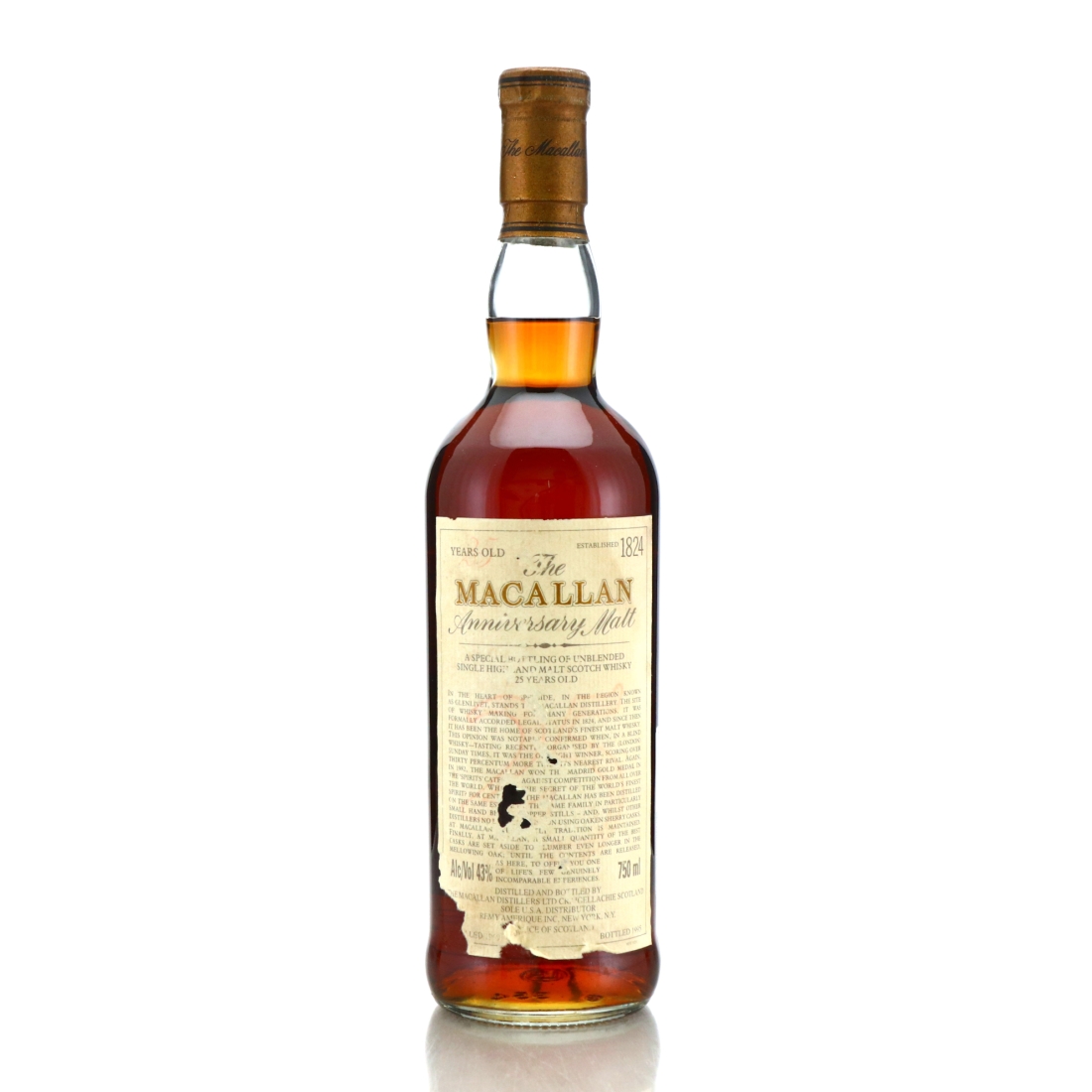 Macallan 1969 Anniversary Malt 25 Year Old 75cl / US Import