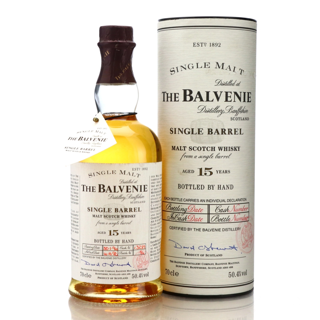 Balvenie 1980 Single Barrel 15 Year Old #13289