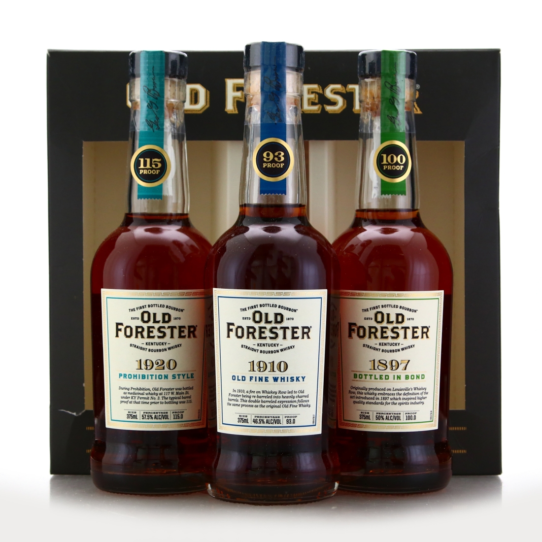 Old Forester Whisky Tasting Set 3 x 37.5cl