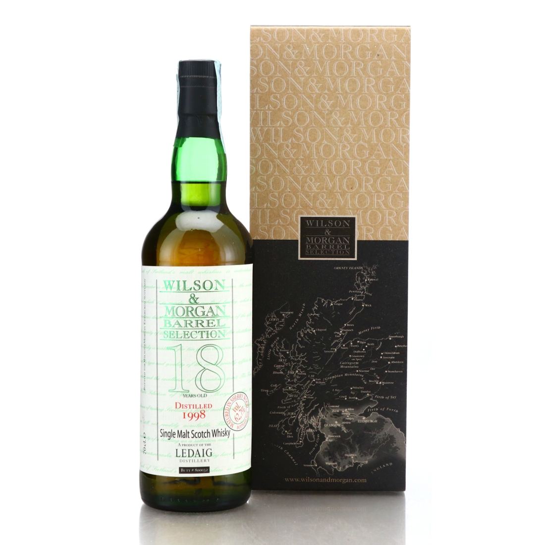 Ledaig 1998 Wilson and Morgan 18 Year Old