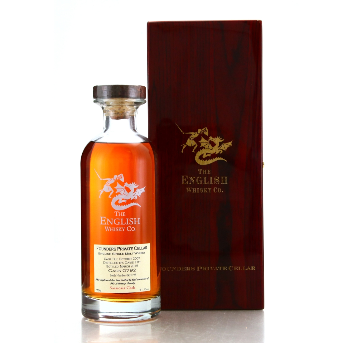English Whisky Co 2007 Founders Private Cellar #792