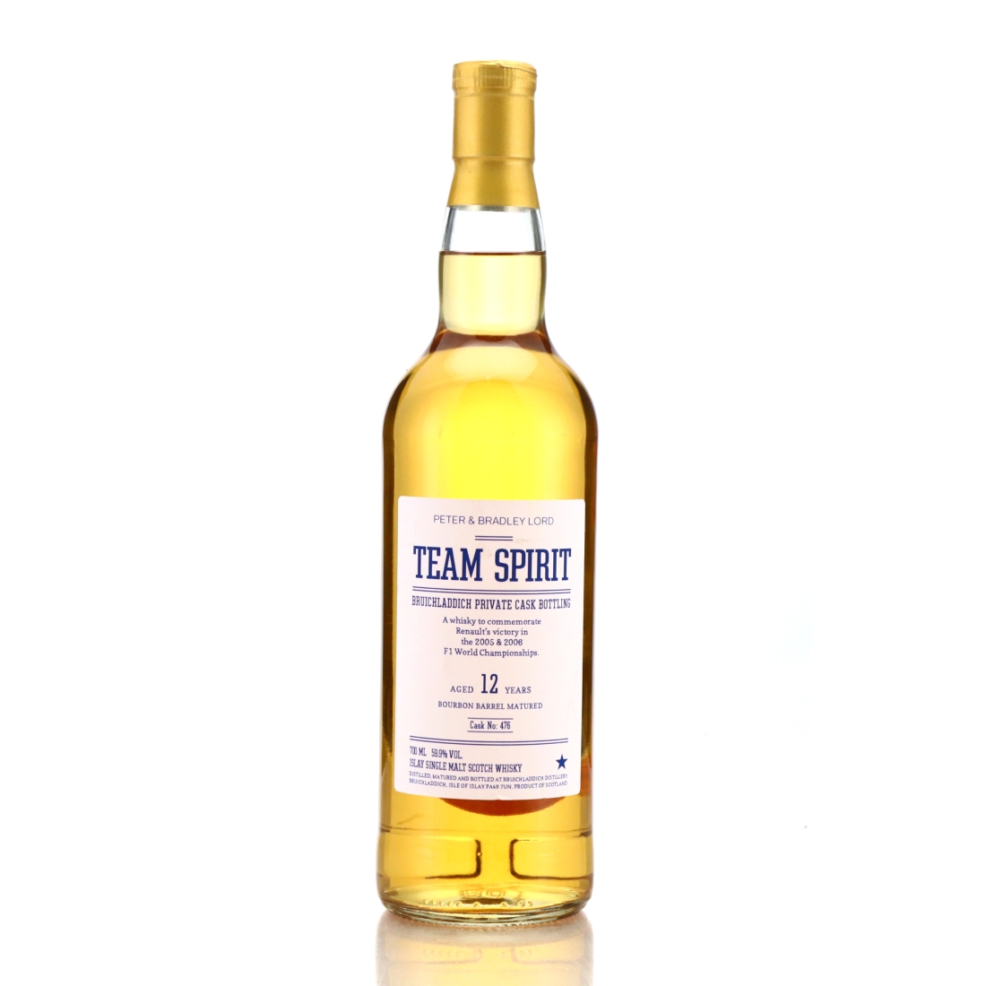 Bruichladdich 12 Year Old Private Cask  #476 / Team Spirit