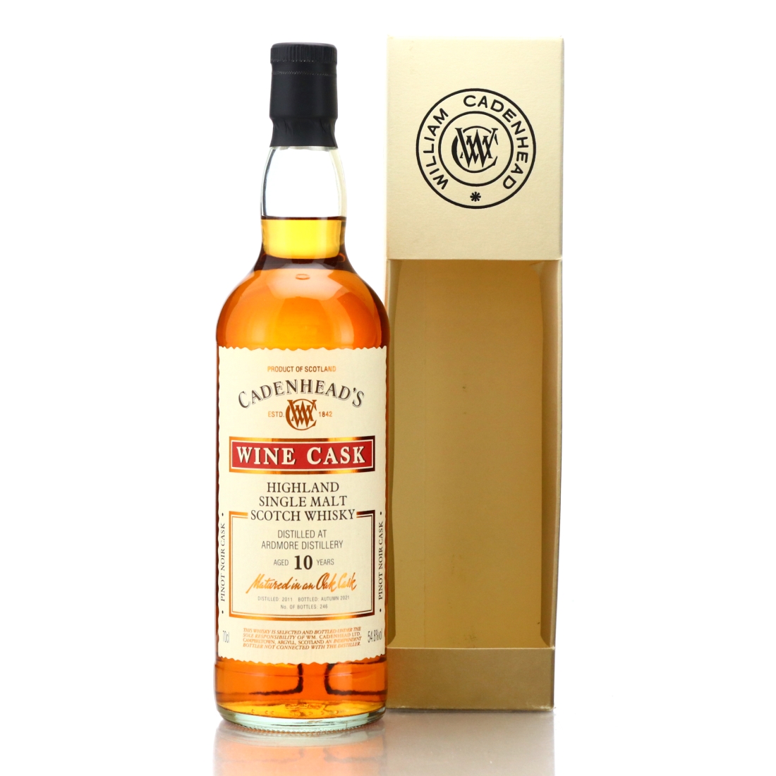 Ardmore 2011 Cadenhead's 10 Year Old Wine Cask