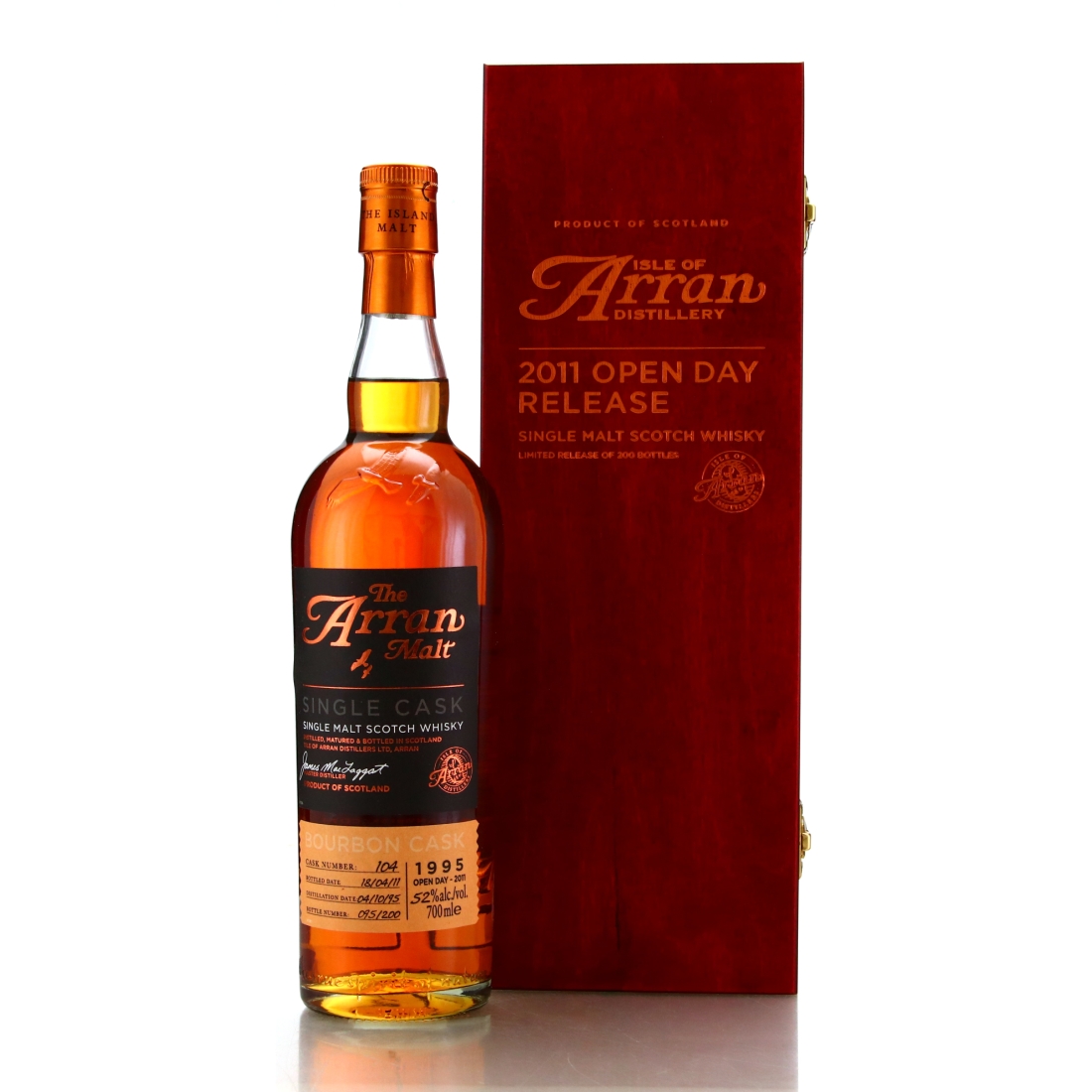 Arran 1995 Single Bourbon Cask #104 / Open Day 2011