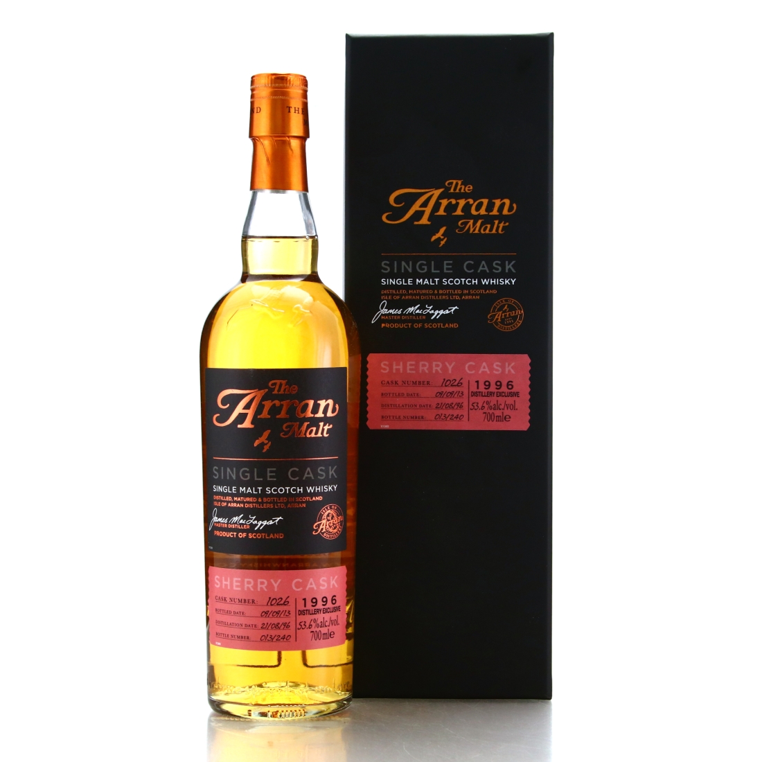 Arran 1996 Single Sherry Cask #1026 / Distillery Shop
