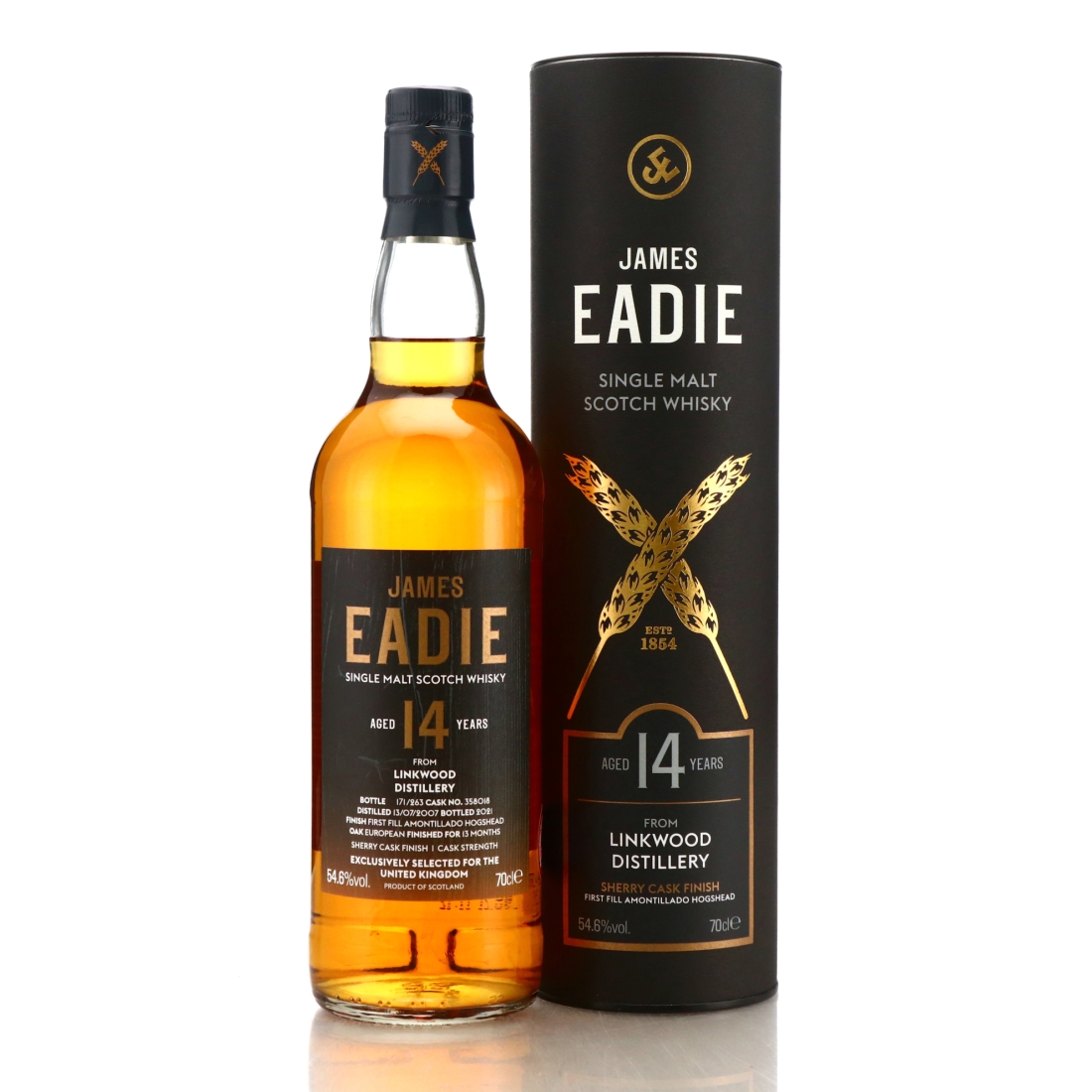 Linkwood 2007 James Eadie 14 Year Old Sherry Finish / UK