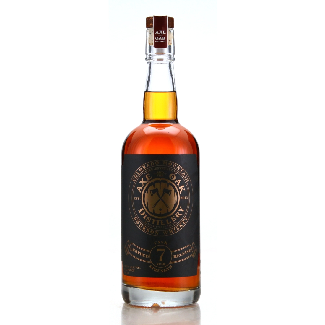 Axe and the Oak 7 Year Old Cask Strength Bourbon