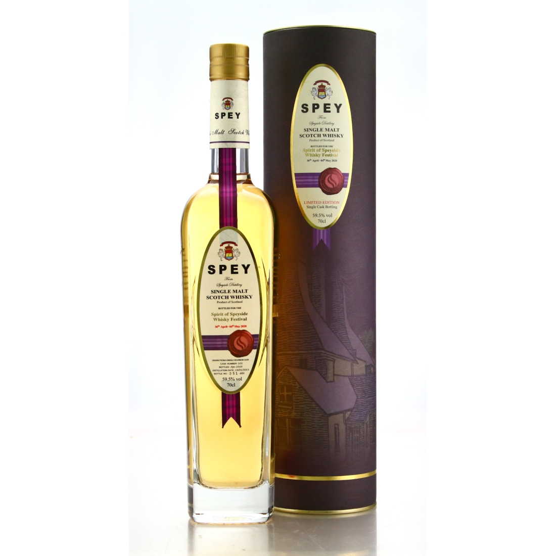 Spey 2015 Single Bourbon Cask #101 / Spirit of Speyside Whisky Festival 2020