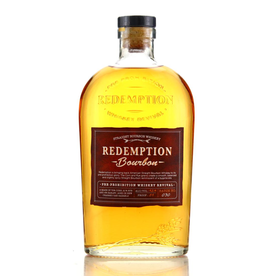 Redemption pre-Prohibition Whiskey Revival Batch #30 Whisky | Whisky ...