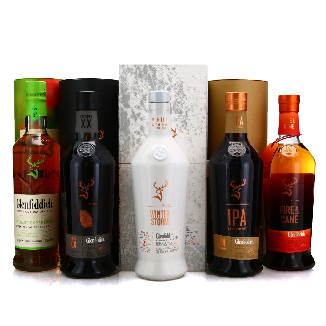 Glenfiddich Experimental Series #1-5 5 x 70cl