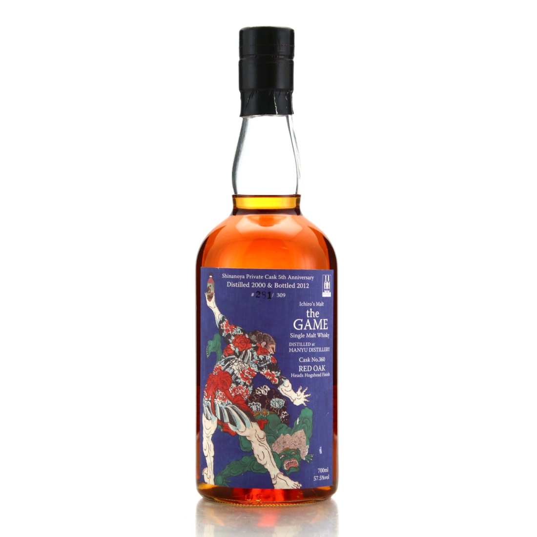 Hanyu 2000 Ichiro's Malt 'The Game' #360 / Shinanoya 5th Anniversary