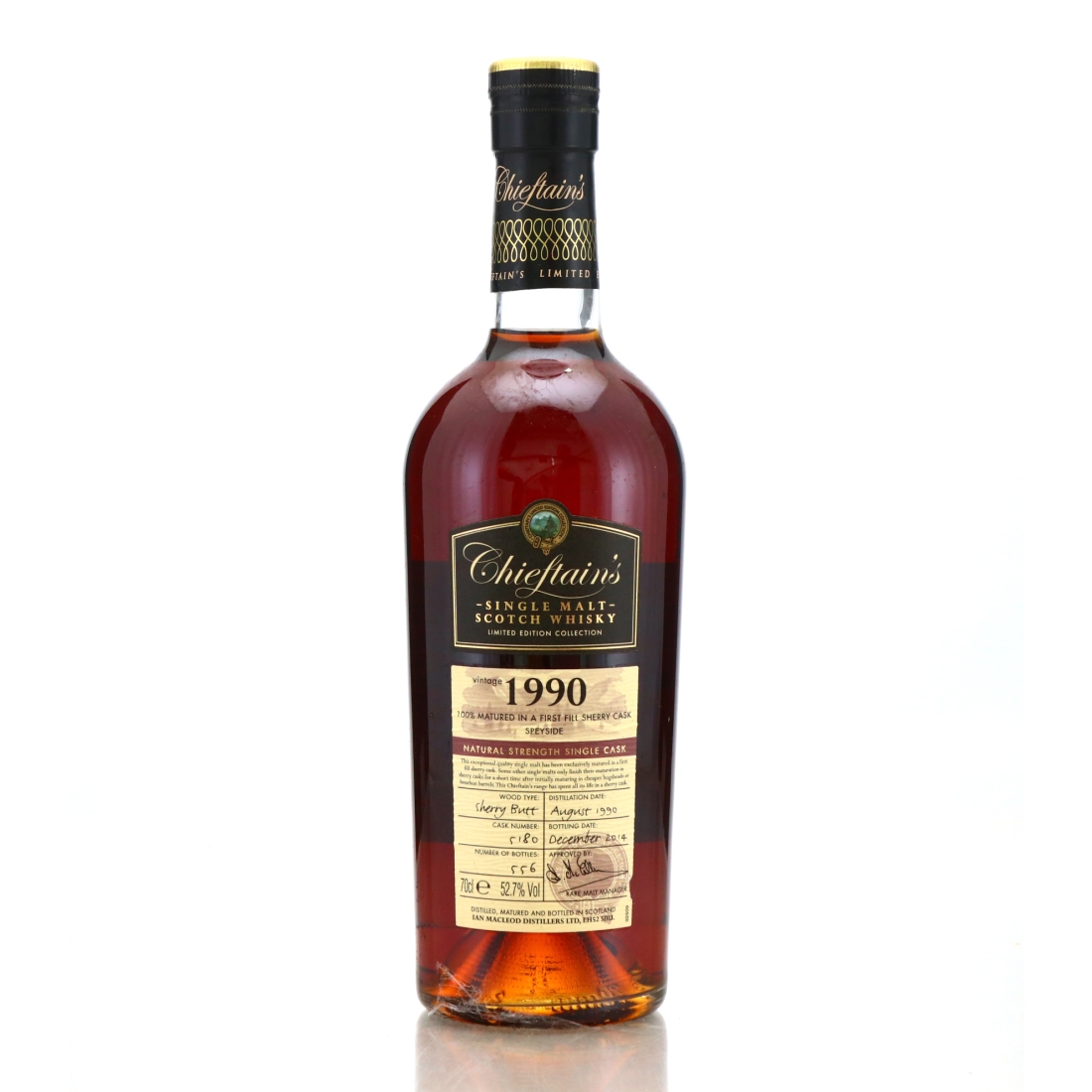 Speyside Single Malt 1990 Chieftain's