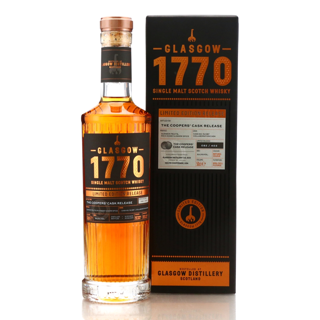 Glasgow '1770' 2015 Single Cask #087 50cl / The Coopers' Cask Release