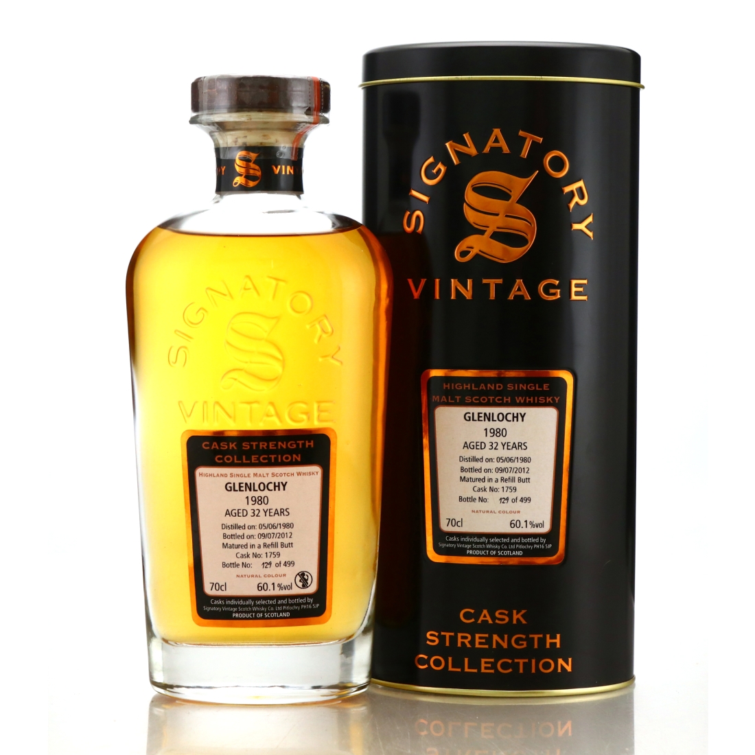 Glenlochy 1980 Signatory Vintage 32 Year Old Cask Strength