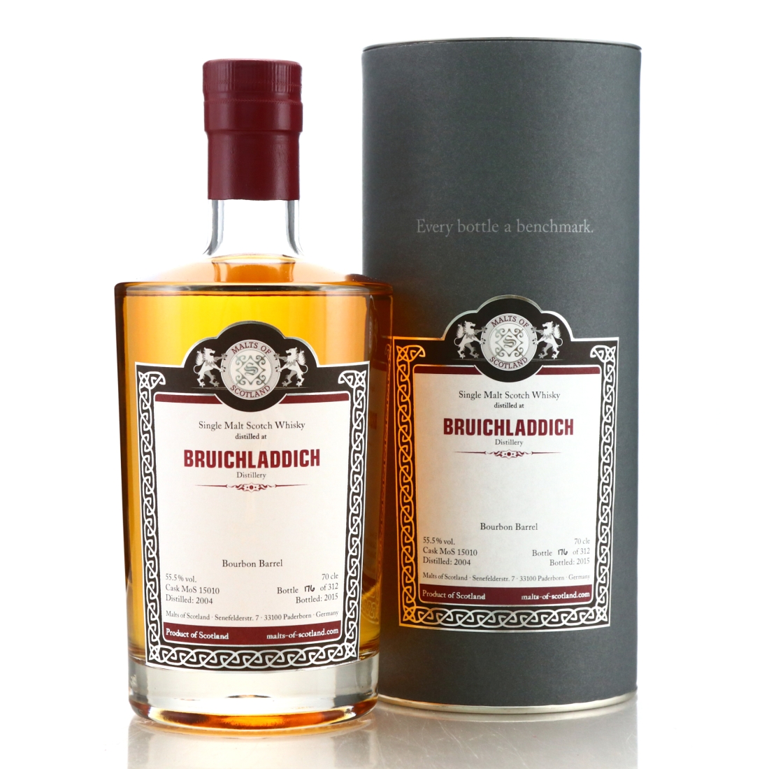Bruichladdich 2004 Malts of Scotland Bourbon Barrel