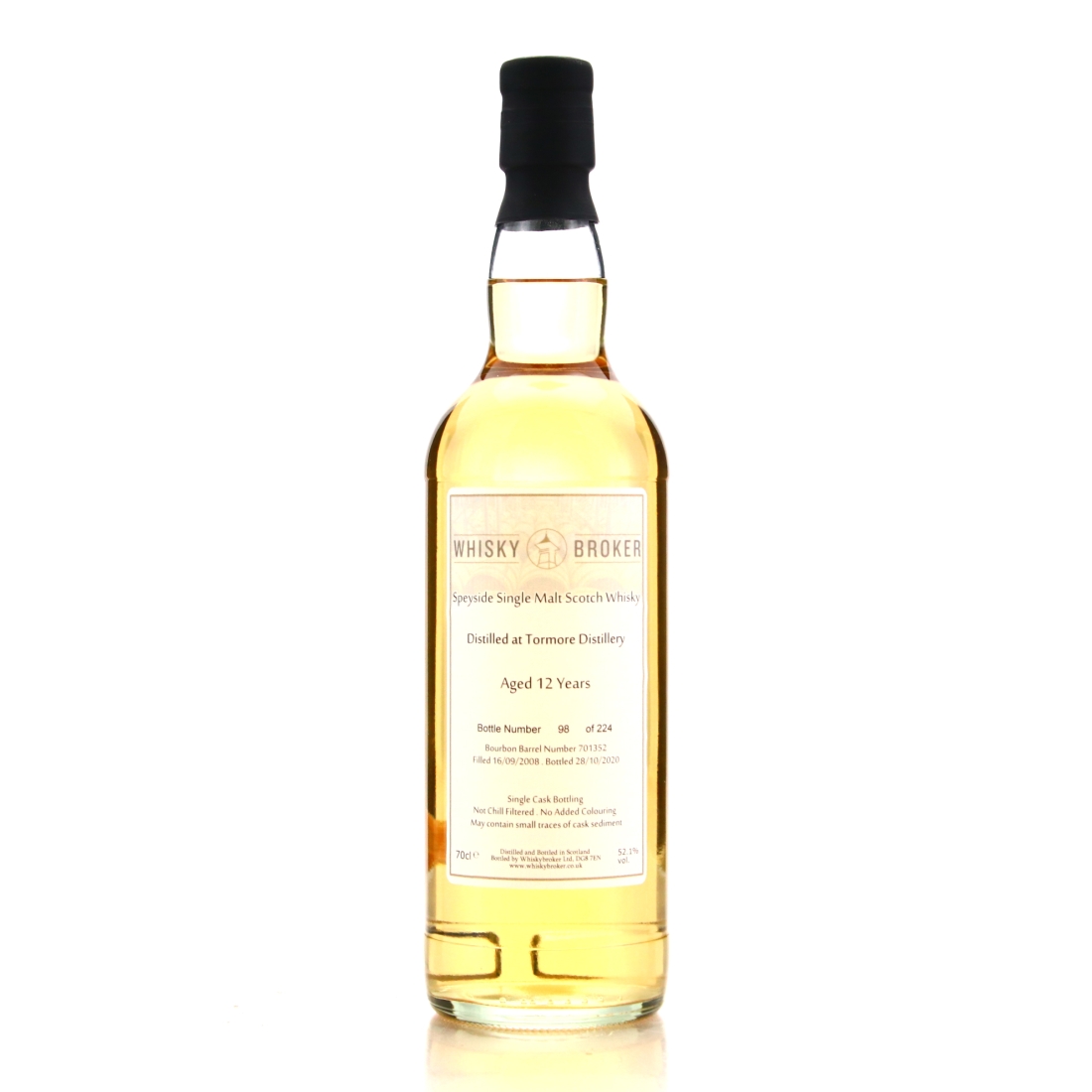 Tormore 2008 Whisky Broker 12 Year Old