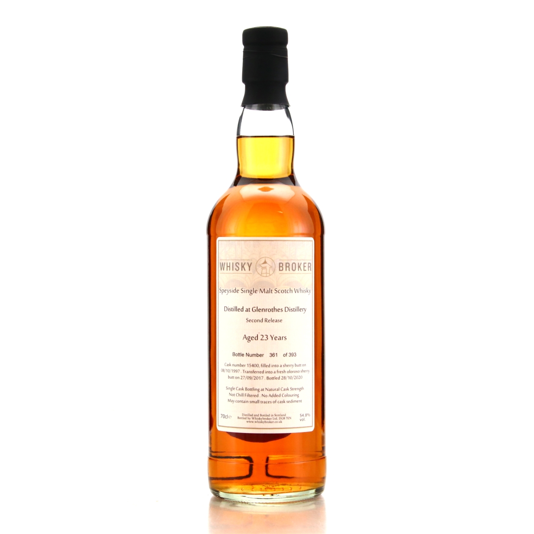 Glenrothes 1997 Whisky Broker 23 Year Old