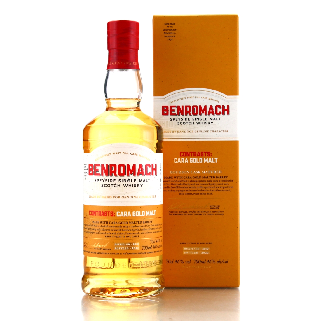 Benromach 2010 Contrasts 11 Years Old Cara Gold Malt 