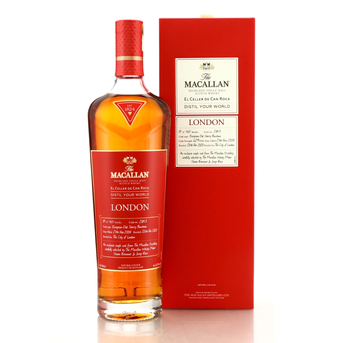 Image for Macallan 2008 Single Cask #21853 - Distil Your World London