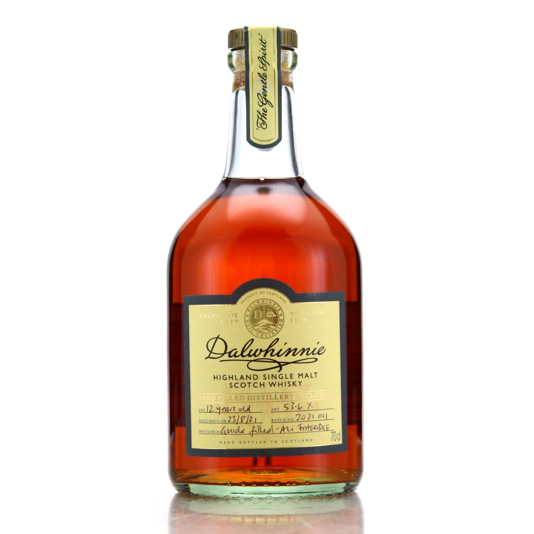 Dalwhinnie 12 Year Old Hand Filled Batch #2021-001