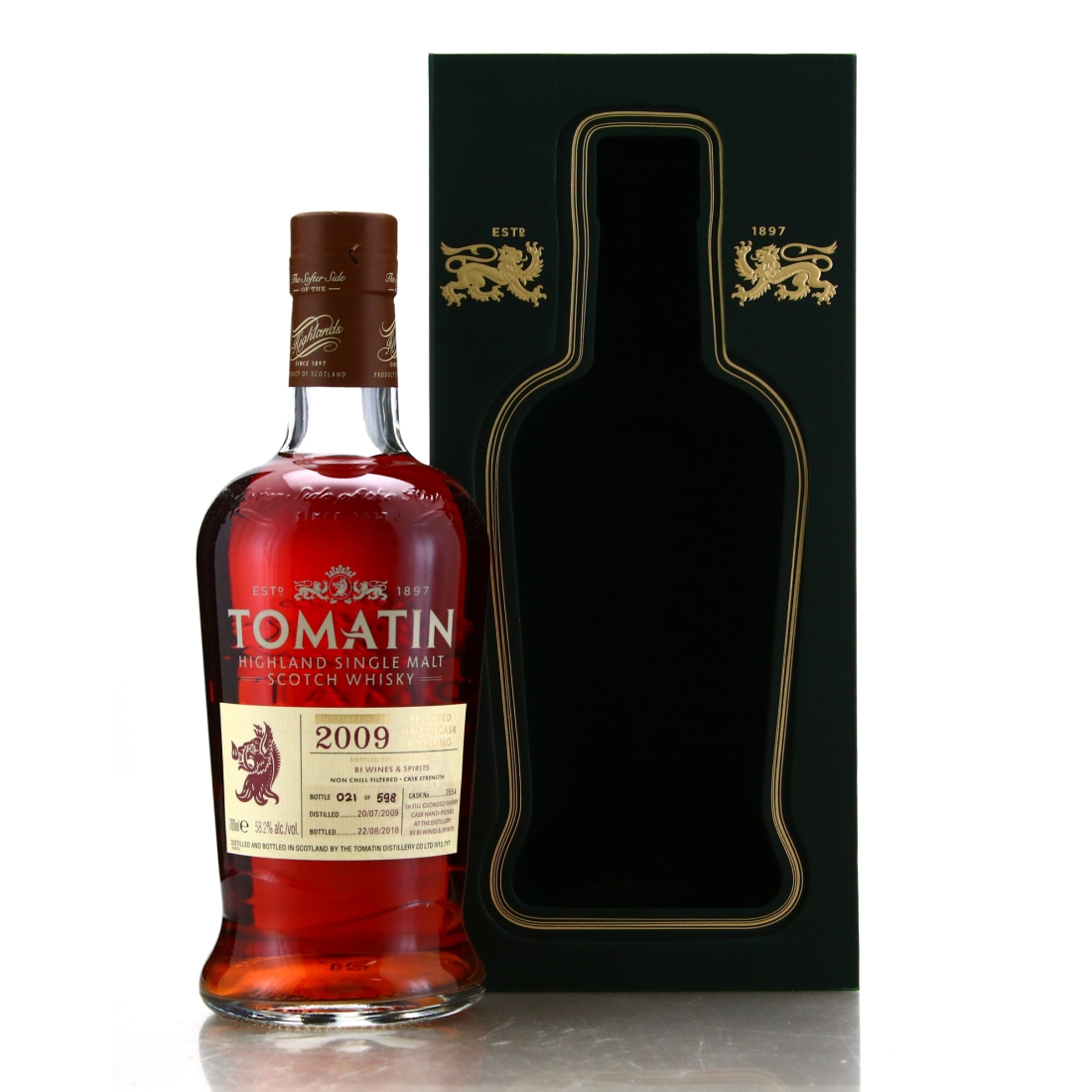 Tomatin 2009 Single Oloroso Cask #3554 / BI Wines & Spirits