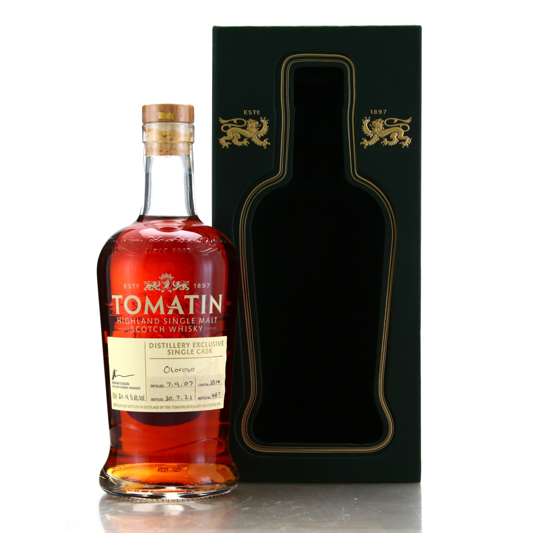 Tomatin 2007 Oloroso Single Cask #3514 / Distillery Exclusive