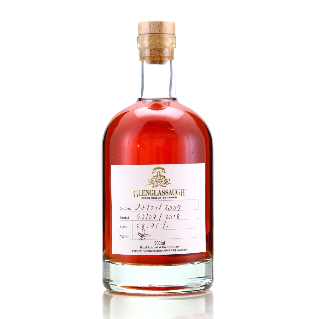 Glenglassaugh 2009 Hand Filled 50cl