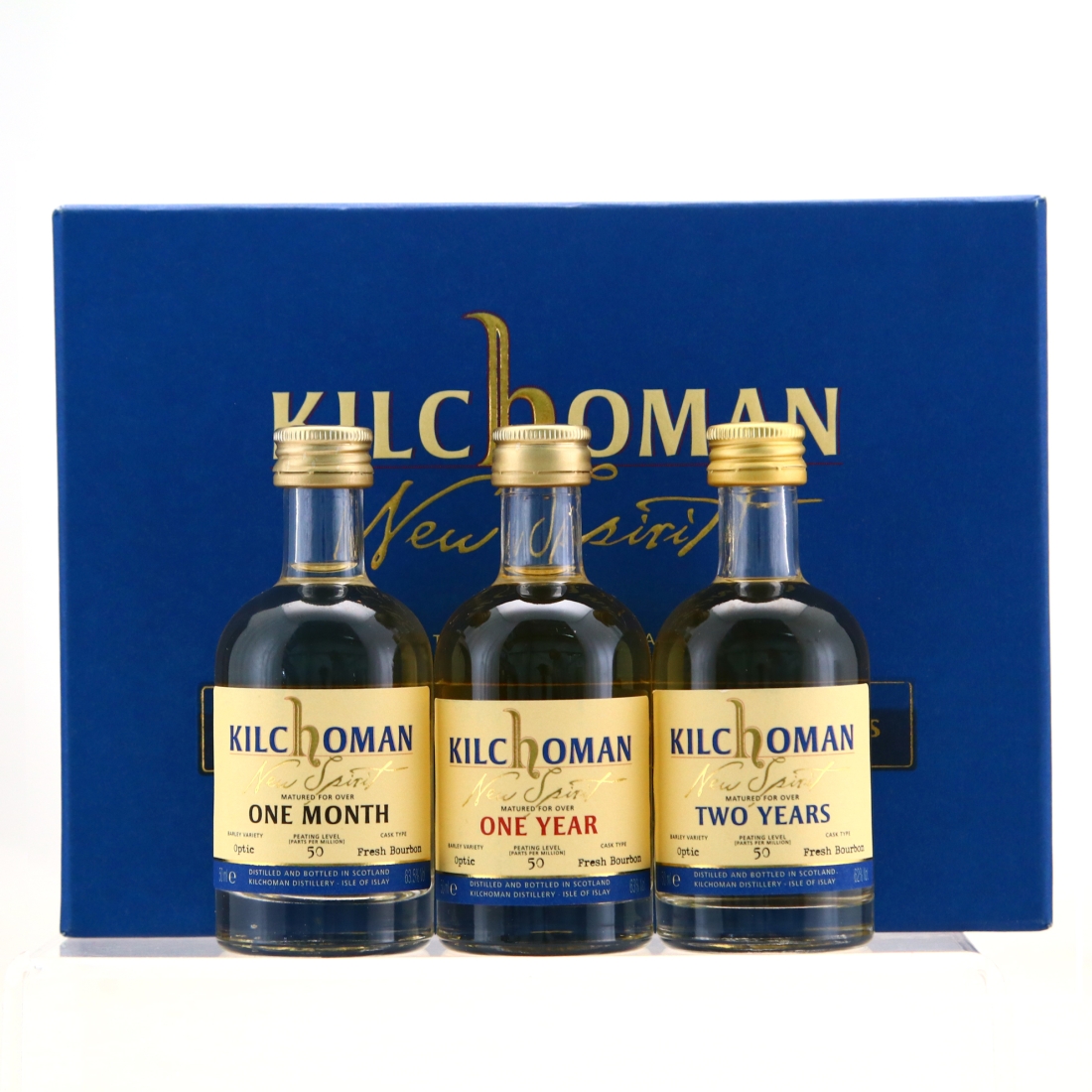 Kilchoman New Spirit Miniature Selection 3 x 5cl