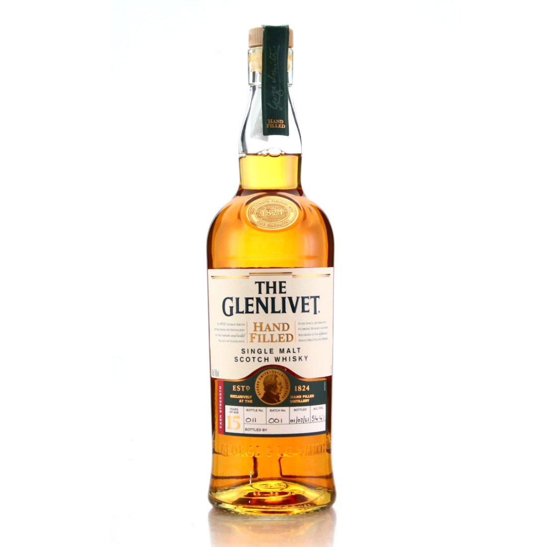 Glenlivet 15 Year Old Hand Filled Batch #1 / Signed by Alan Winchester