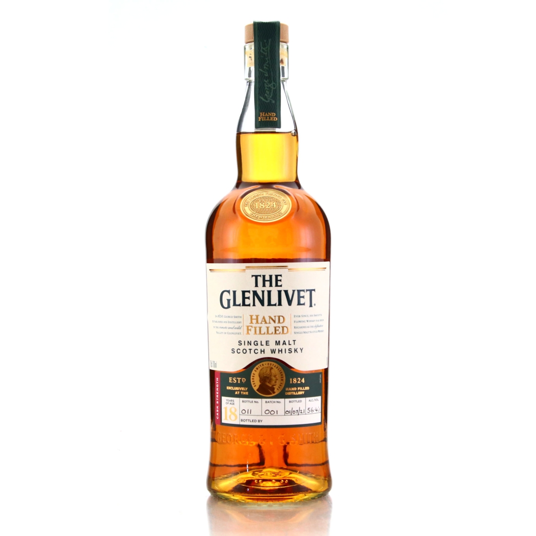 Glenlivet 18 Year Old Hand Filled Batch #1 / Signed by Alan Winchester