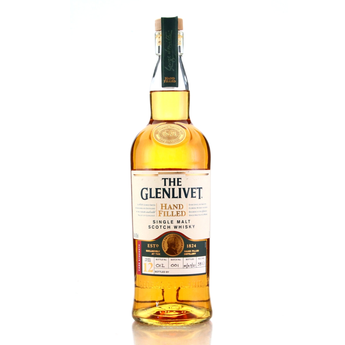 Glenlivet 12 Year Old Hand Filled Batch #1 / Signed by Alan Winchester