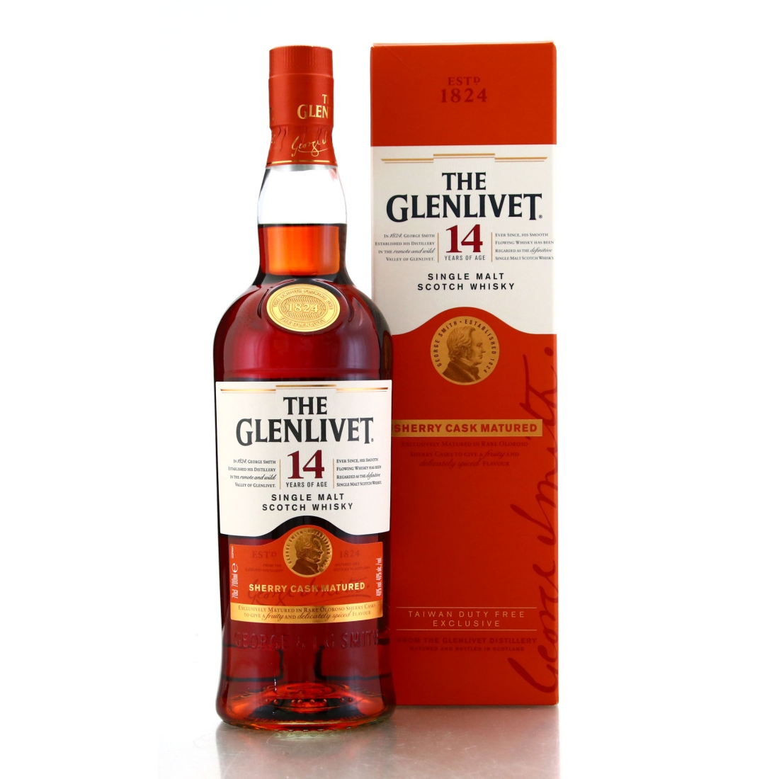  Glenlivet 14 Year Old Sherry Cask Matured / Taiwan