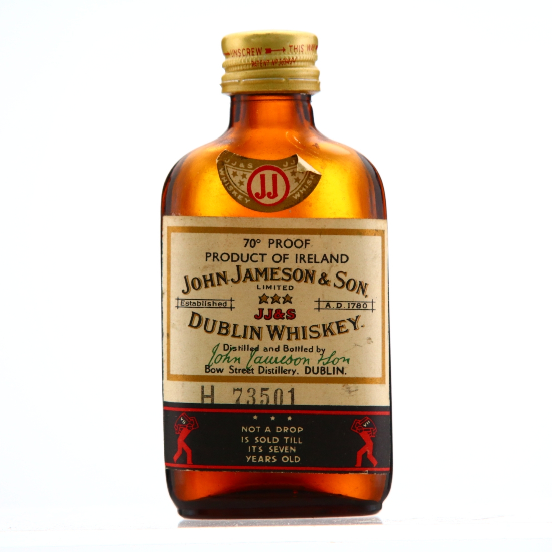 Jameson Three Star 7 Year Old Miniature 1950s-60s