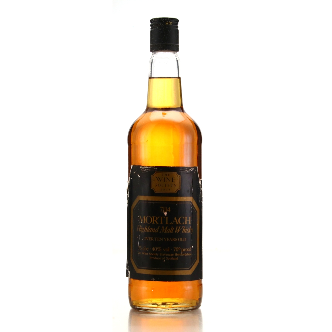 Mortlach 10 Year Old The Wine Society 1970-80s