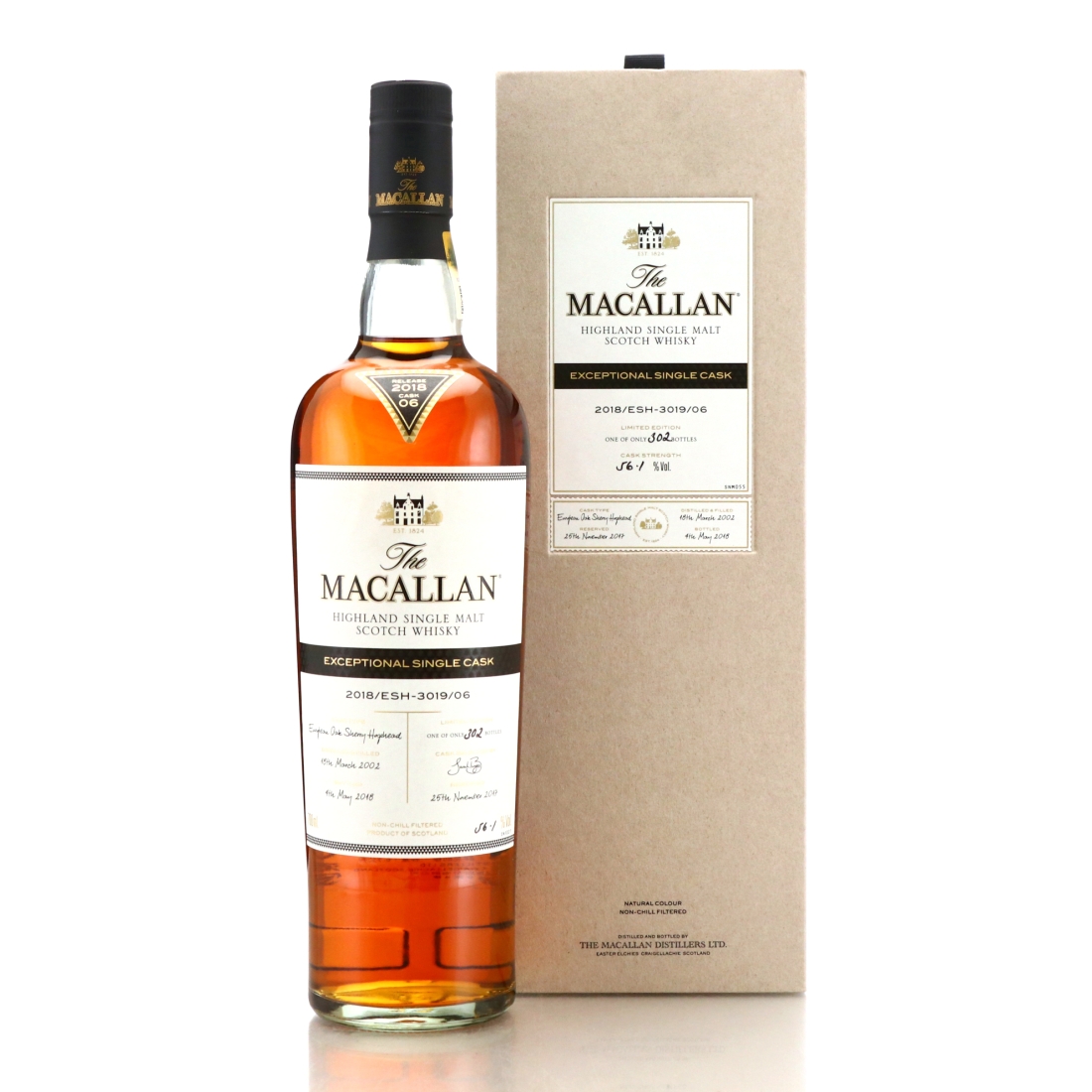 Macallan 2002 Exceptional Cask #3019-06 / 2018 Release