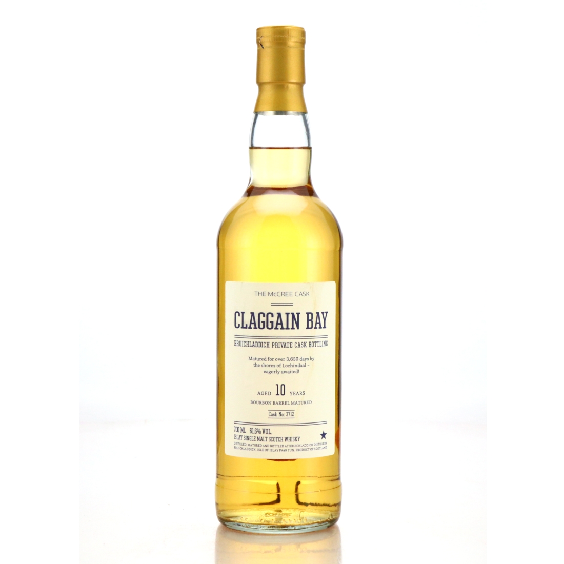 Bruichladdich 10 Year Old Private Cask #3712 / Claggain Bay