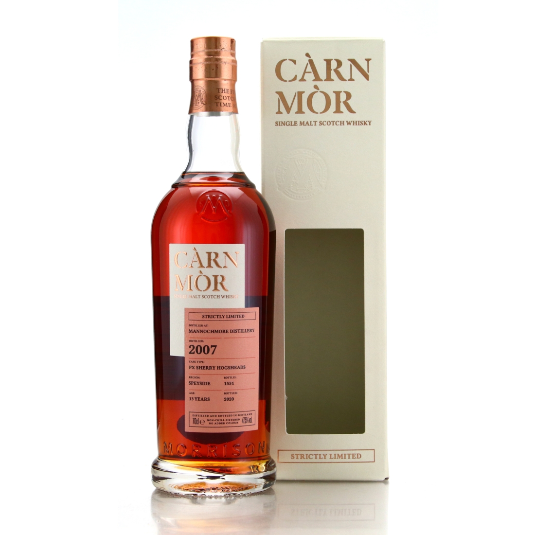 Mannochmore 2007 Carn Mor 13 Year Old