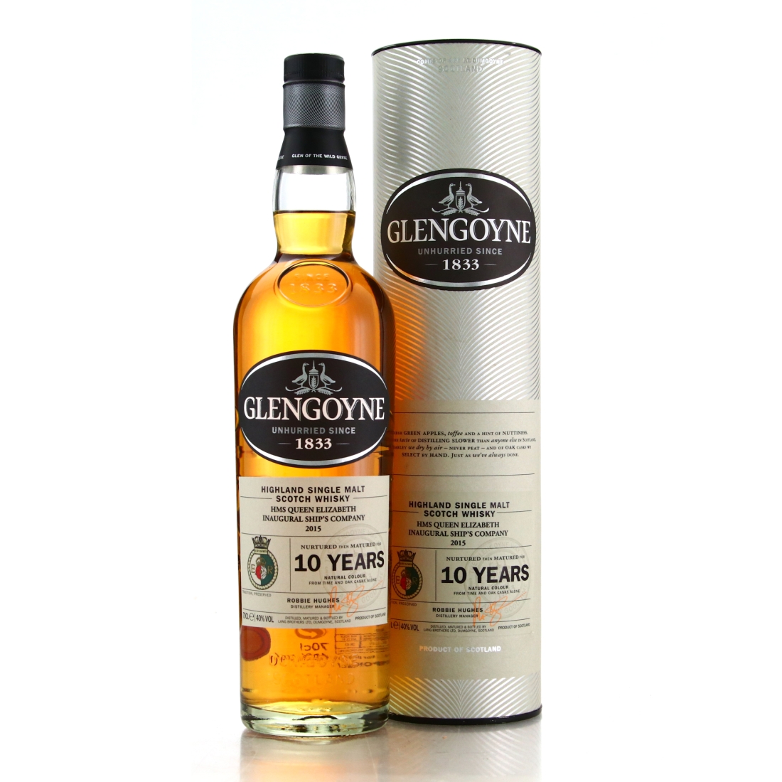Glengoyne 10 Year Old / HMS Queen Elizabeth Inaugural Ship's Company 2015