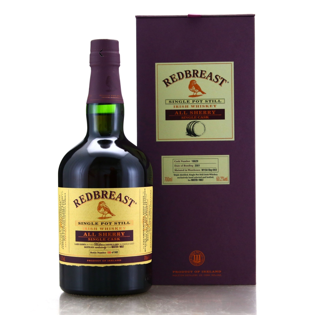 Redbreast 2001 All Sherry Single Cask #18829 / Master of Malt