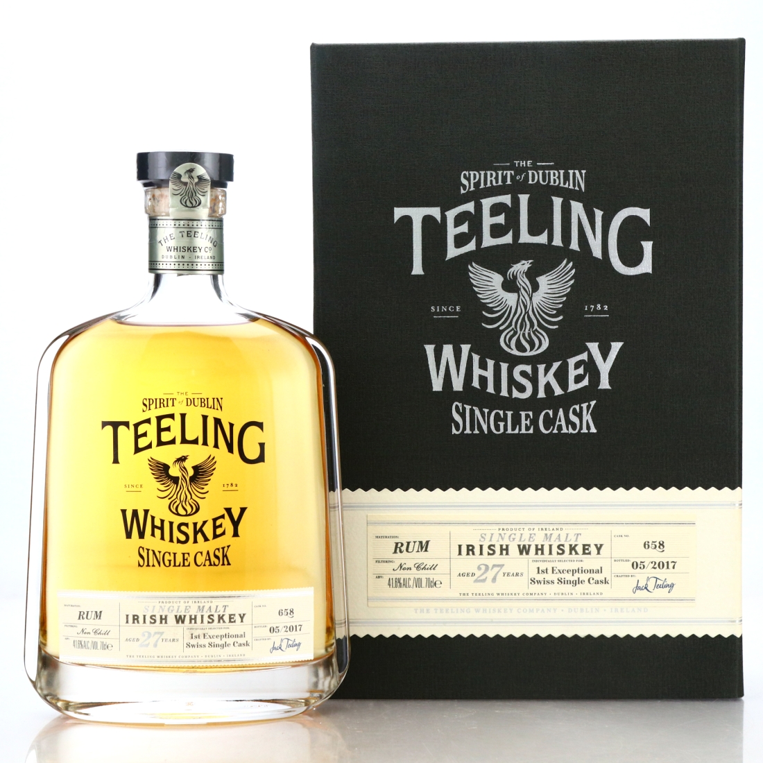 Teeling Whiskey 27 Year Old Single Rum Cask #658 / Glen Fahrn