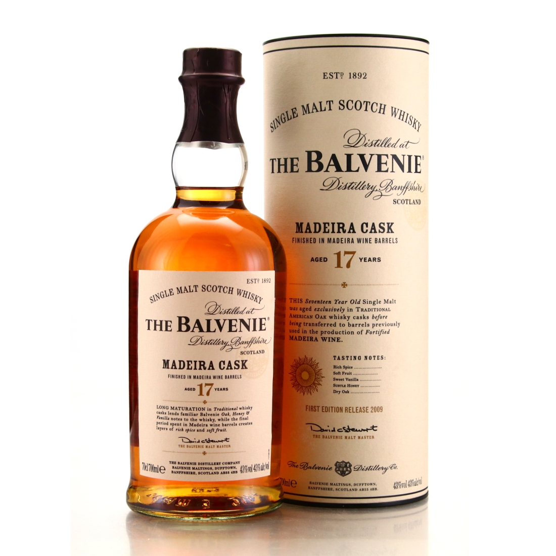 Balvenie 17 Year Old Madeira Cask Finish 2009 / First Release