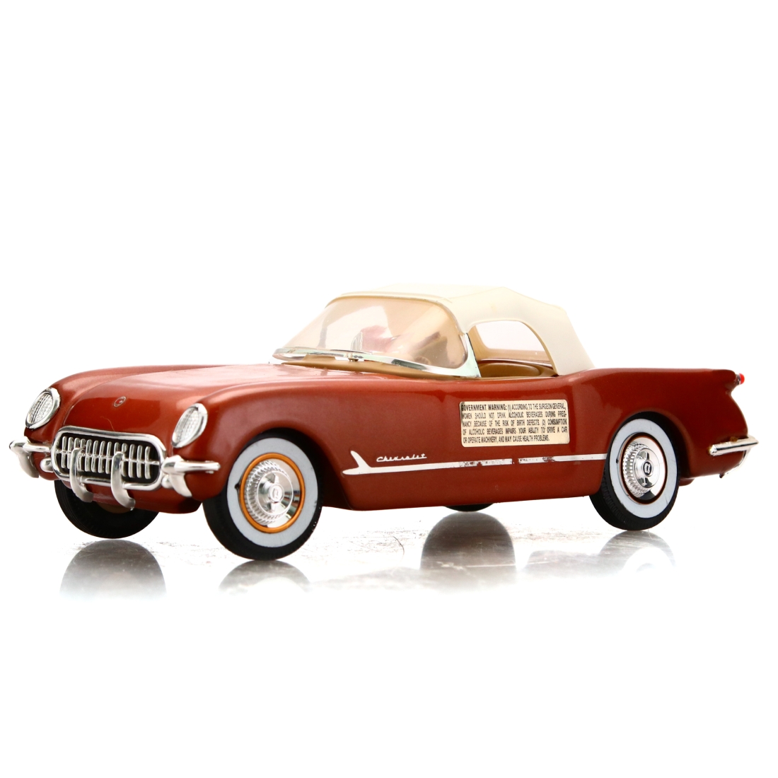 Jim Beam 100 Month Old 1955 Corvette  Decanter