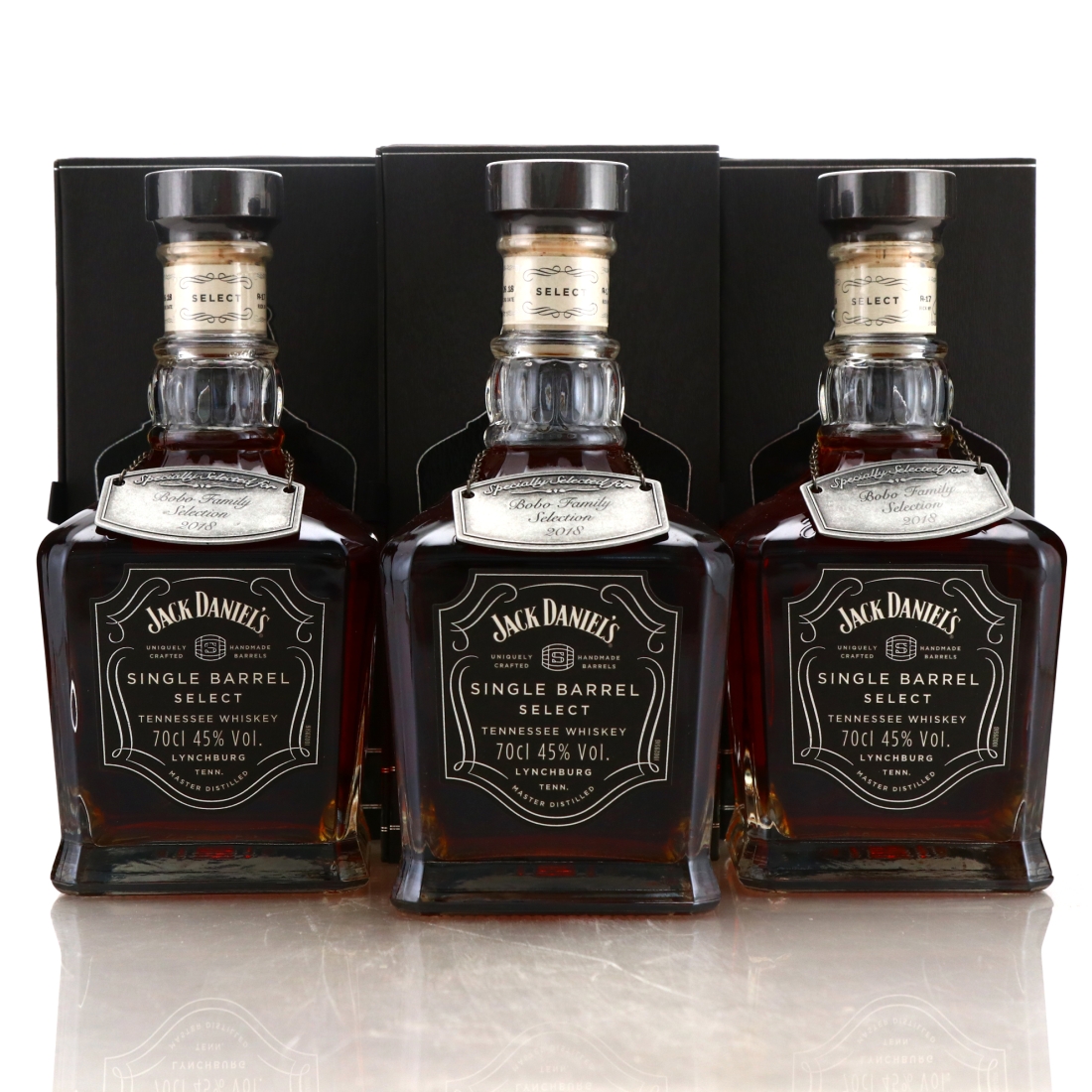 Jack Daniel's Single Barrel Select 2018 / BoBo Family Selection 3 x 70cl