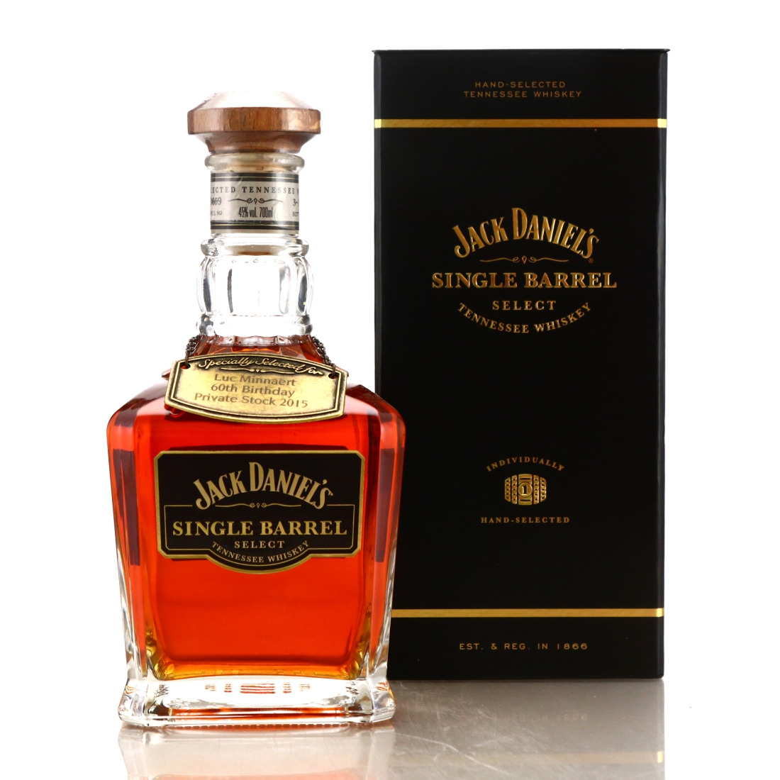 Jack Daniel's Single Barrel Select 2015 / Luc Minnaert 60th Birthday