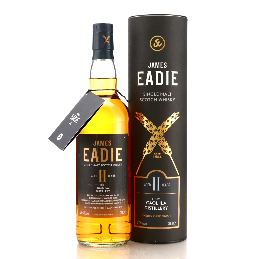 Caol Ila 2009 James Eadie 11 Year Old Sherry Finish